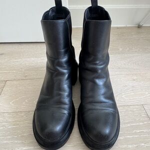 Black Leather Women’s Boots